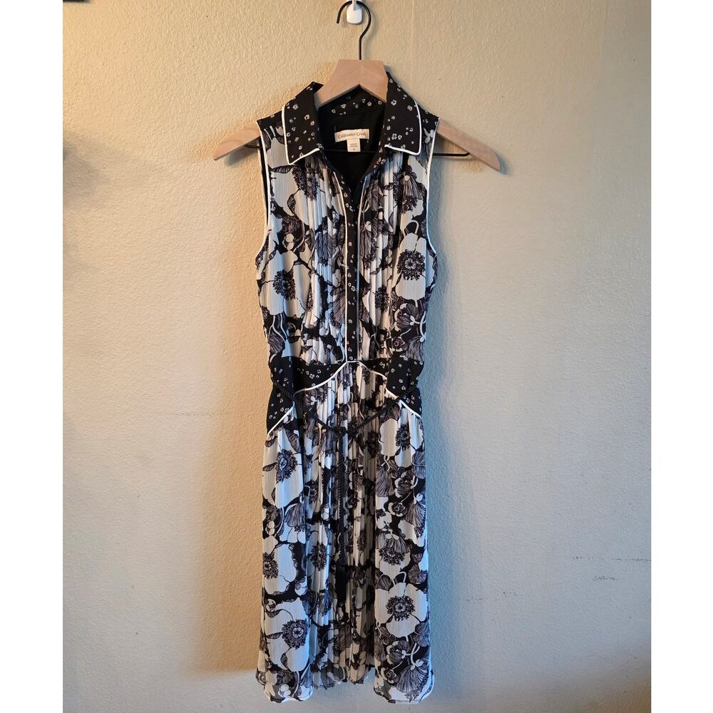 Coldwater Creek Women's Floral Fit & Flare Dress SZ 4